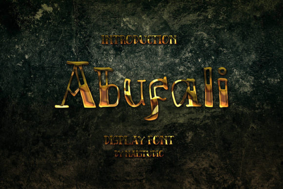 Abufali: A Chunky, Playful Display Font for Standout Digital Designs