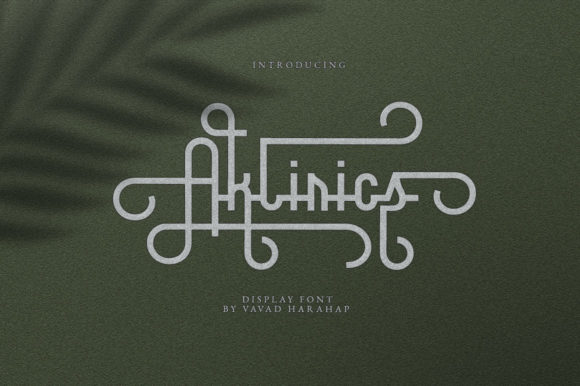 Aklirics: A Distinctive Display Font for Your Digital Projects
