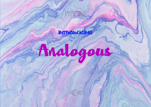 Analogous: A Joyful Display Font for Modern Web Projects