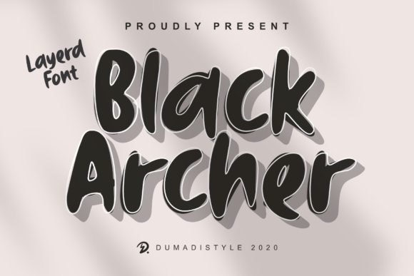 Black Archer: The Bold Display Font for Your Craft Business