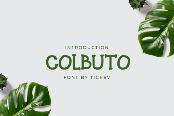 Colbuto: The Craft-Friendly Font for Beautiful Product Labels
