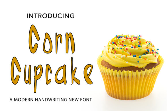 Corn Cupcake Font: A Happy Little Upgrade for Your Brand