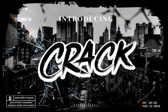 Crack: A Display Font for Unique and Recognizable Business Branding