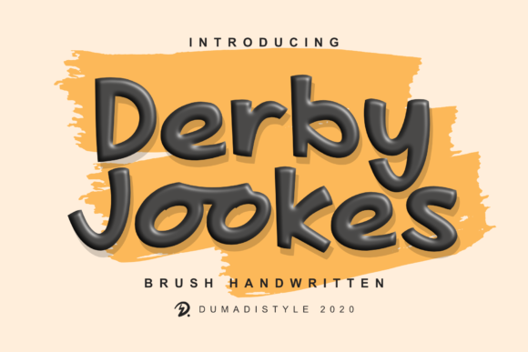 Derby Jookes: A Playful Display Font for Modern Brands