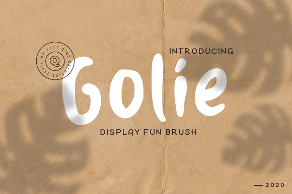 Golie Font: A Modern Display Typeface for Branding and Web Design