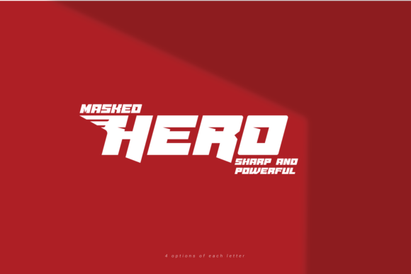 Masked Hero: A Display Font Every Maker Needs