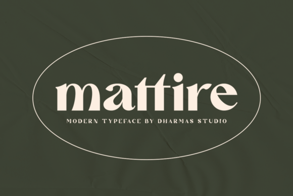 Mattire: A Bold Display Font That Elevates Online Brand Presence