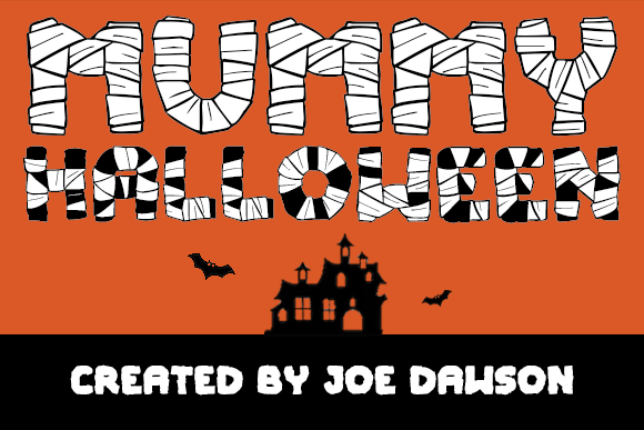 Mummy Halloween: A Bold Display Font for Spooky Digital Branding
