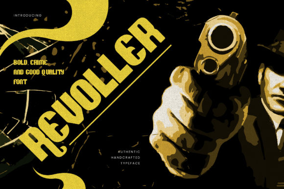 Revoller: A Bold Display Font for Digital Branding
