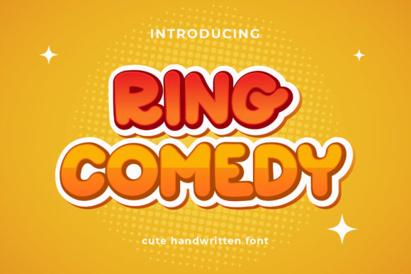 Ring Comedy Font in Action for Online Branding