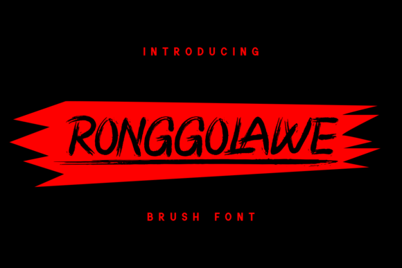 Ronggolawe Font: A Bold Display Typeface for Modern Businesses