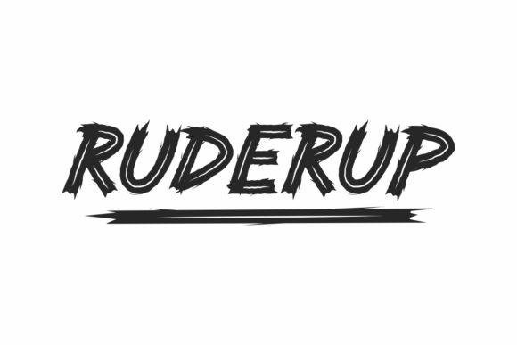 Ruderup: The Bold Display Font That Builds a Consistent Brand
