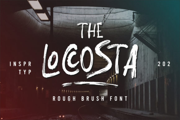 The Loccosta Font: A Bold Brush Stroke for Editorial Expression